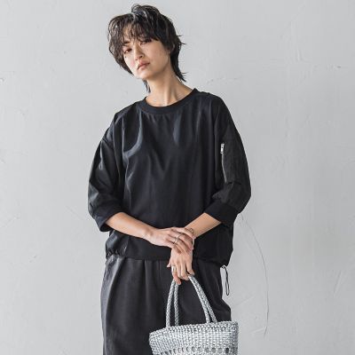【ＷＥＢ限定】ワークポケット付きドッキングプルオーバー≪洗濯機で洗える≫