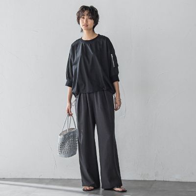 【ＷＥＢ限定】ワークポケット付きドッキングプルオーバー≪洗濯機で洗える≫