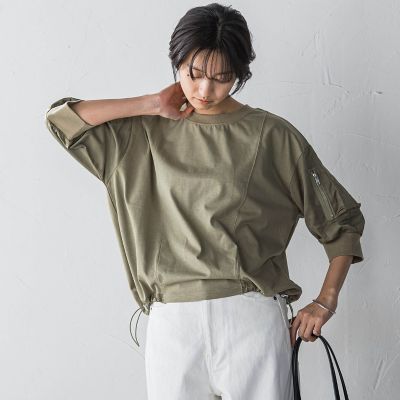 【ＷＥＢ限定】ワークポケット付きドッキングプルオーバー≪洗濯機で洗える≫