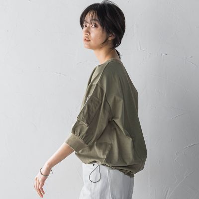 【ＷＥＢ限定】ワークポケット付きドッキングプルオーバー≪洗濯機で洗える≫