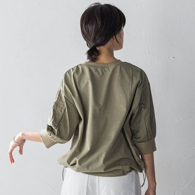 【ＷＥＢ限定】ワークポケット付きドッキングプルオーバー≪洗濯機で洗える≫