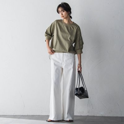 【ＷＥＢ限定】ワークポケット付きドッキングプルオーバー≪洗濯機で洗える≫