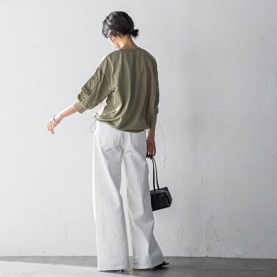 【ＷＥＢ限定】ワークポケット付きドッキングプルオーバー≪洗濯機で洗える≫