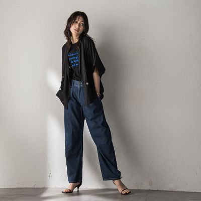 ブラシ刺繍ロゴＴシャツ≪手洗い可能≫