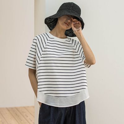 ドライコットン裾ドッキングドルマンプルオーバー≪洗濯機で洗える≫