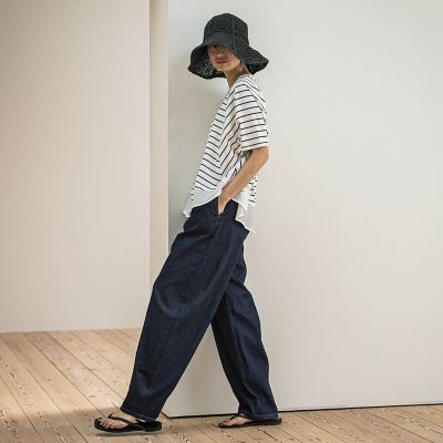 ドライコットン裾ドッキングドルマンプルオーバー≪洗濯機で洗える≫
