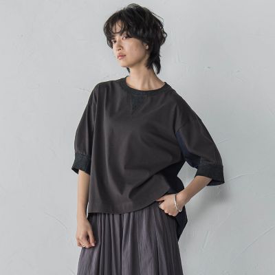 デニムドッキングプルオーバー≪洗濯機で洗える≫