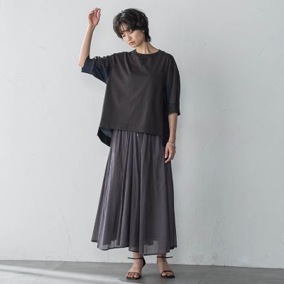デニムドッキングプルオーバー≪洗濯機で洗える≫