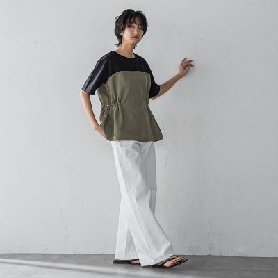 【ＷＥＢ限定】サイドドロストドッキングプルオーバー≪洗濯機で洗える≫