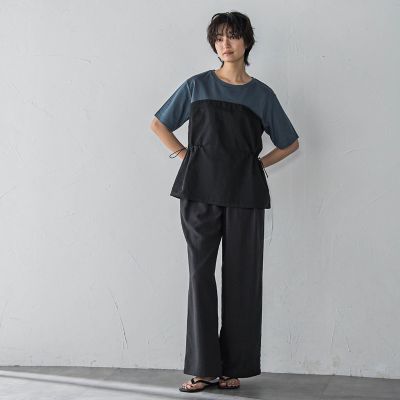 【ＷＥＢ限定】サイドドロストドッキングプルオーバー≪洗濯機で洗える≫