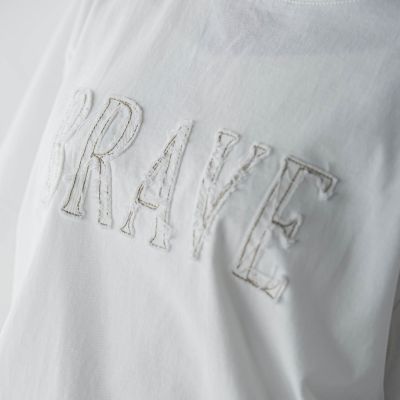 デニムロゴＴシャツ≪洗濯機で洗える≫