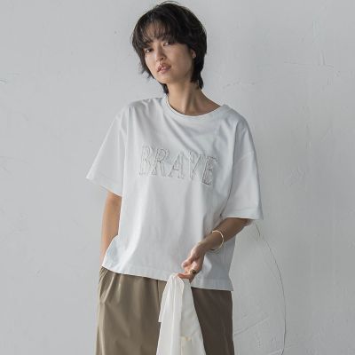 デニムロゴＴシャツ≪洗濯機で洗える≫