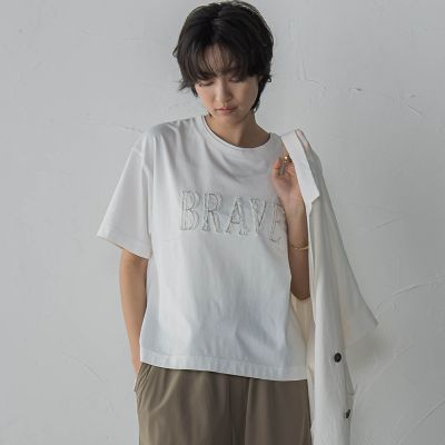 デニムロゴＴシャツ≪洗濯機で洗える≫
