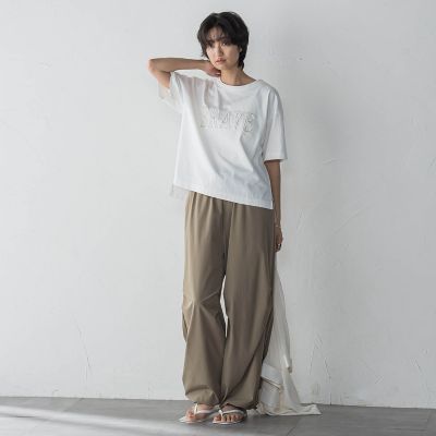 デニムロゴＴシャツ≪洗濯機で洗える≫