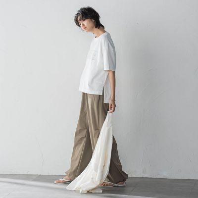 デニムロゴＴシャツ≪洗濯機で洗える≫