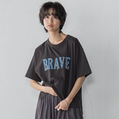 デニムロゴＴシャツ≪洗濯機で洗える≫