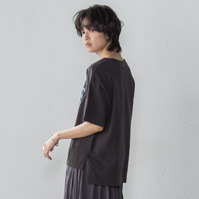デニムロゴＴシャツ≪洗濯機で洗える≫