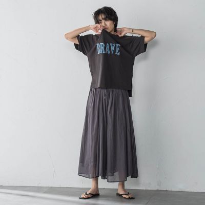 デニムロゴＴシャツ≪洗濯機で洗える≫