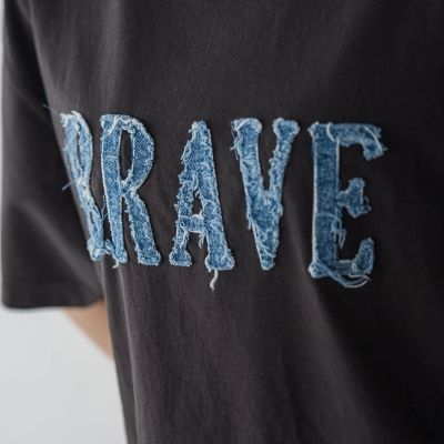 デニムロゴＴシャツ≪洗濯機で洗える≫