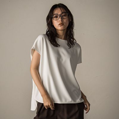 ＜MAYSON GREY（Women）＞叶えるマルチフレンチスリーブプルオーバー≪洗濯機で洗える≫