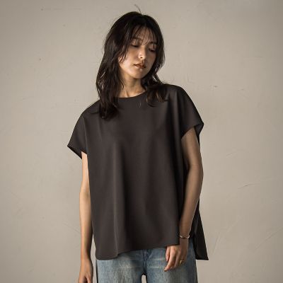 【SALE】MAYSON GREY（Women）/メイソングレイ 叶えるマルチフレンチスリーブプルオーバー&#8810;洗濯機で洗える&#8811; 20チャコールグレー トップス【三越伊勢丹/公式】