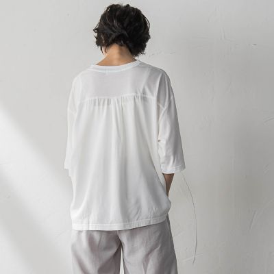 前後ドッキングロゴＴシャツ≪洗濯機で洗える≫