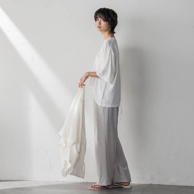 前後ドッキングロゴＴシャツ≪洗濯機で洗える≫