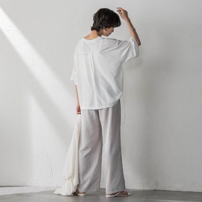 前後ドッキングロゴＴシャツ≪洗濯機で洗える≫