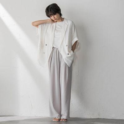 前後ドッキングロゴＴシャツ≪洗濯機で洗える≫