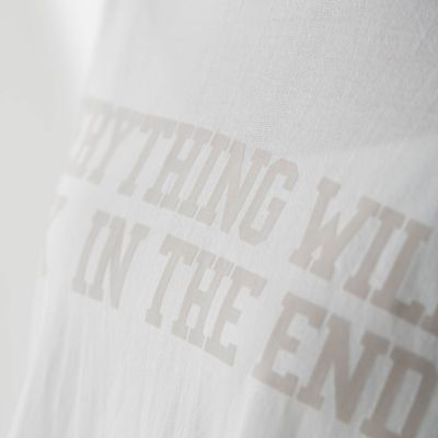 前後ドッキングロゴＴシャツ≪洗濯機で洗える≫