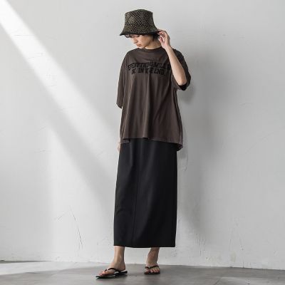 前後ドッキングロゴＴシャツ≪洗濯機で洗える≫