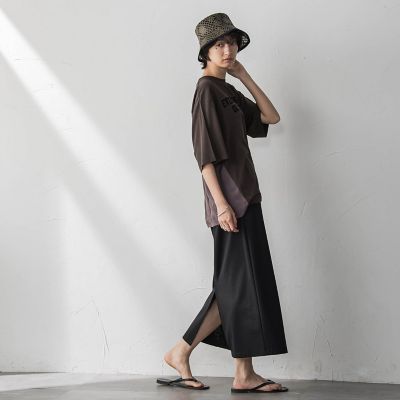 前後ドッキングロゴＴシャツ≪洗濯機で洗える≫