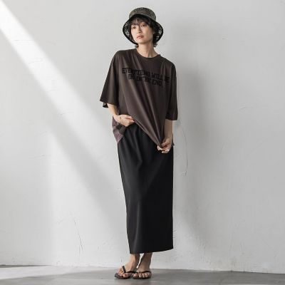 前後ドッキングロゴＴシャツ≪洗濯機で洗える≫