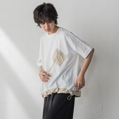 MAYSON GREY / メイソングレイ 【WEB限定】配色ポケットTシャツ≪洗濯機で洗える≫ WEB限定】配色ポケットTシャツ≪洗濯機で洗える≫ | MAYSON