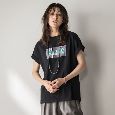 ＜MAYSON GREY（Women）＞【ＷＥＢ限定】フォトプリントＴシャツ≪手洗い可能≫