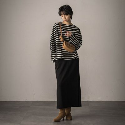 WEB限定】ボーダーロングTシャツ≪洗濯機で洗える≫ | MAYSON GREY