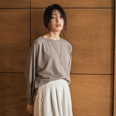 ＜MAYSON GREY（Women）＞【ゆるっと上品】私に似合うトップス≪手洗い可能≫