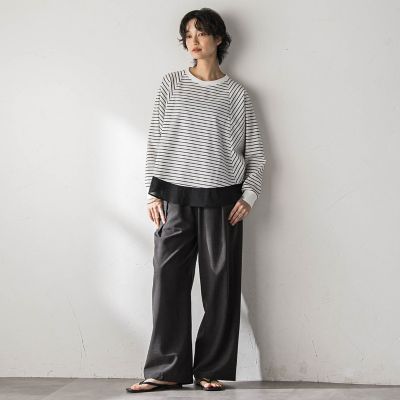 MACHATT  ラウンドヘムプルオーバー MACHATT ラウンドヘムプルオーバー 【公式通販】