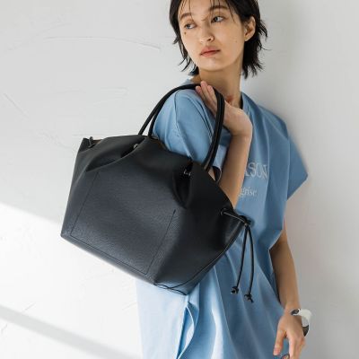 ＜MAYSON GREY（Women）＞【ＵＮＢＩＬＬＩＯＮ】マルヒモハンドルタックトートバッグ