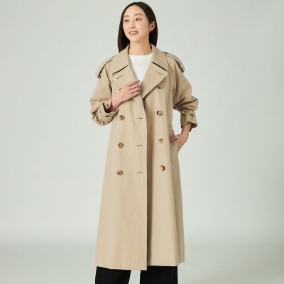 ＜SANYOCOAT (Women)＞＜１００年コート＞オーバーサイズドトレンチモデル