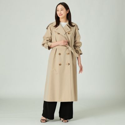 100年コート＞オーバーサイズドトレンチモデル | SANYOCOAT (Women