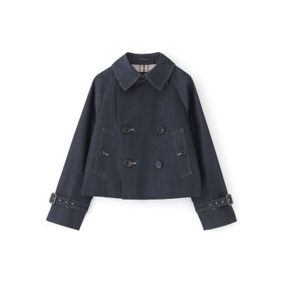 ＜SANYOCOAT (Women)＞デニム　ショートトレンチコート