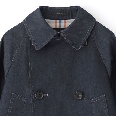 minedenim デニムショートトレンチ デニム ショートトレンチコート | SANYOCOAT (Women)/サンヨーコート
