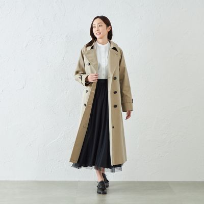 100年コート＞軽量モデル ダブルトレンチコート | SANYOCOAT (Women