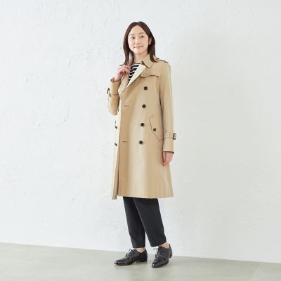 100年コート＞スタンダードモデル ダブルトレンチコート