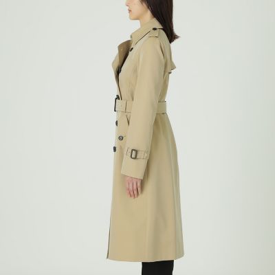 100年コート＞スタンダードモデル ダブルトレンチコート（ロング