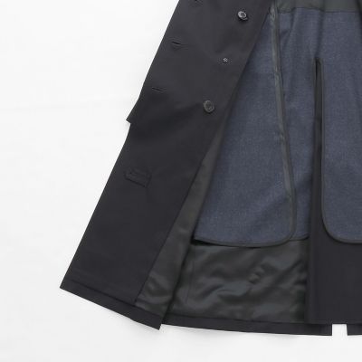 100年コート＞スタンダードモデル ダブルトレンチコート（ロング