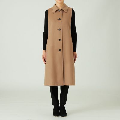 100年コート＞3WAY トレンチコート ／ Rain Wool ジレ