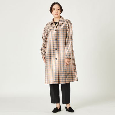 【極上】英国製 インバーティア リバーシブル バルマカーンコート 両面綿100 リバーシブルバルマカーンコート | SANYOCOAT (Women)/サンヨーコート