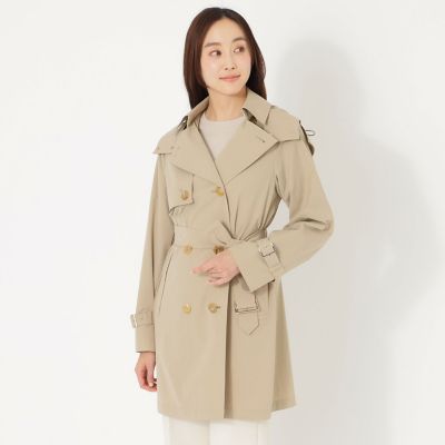 ＜SANYOCOAT (Women)＞＜アンブレラコート＞ダントツ撥水／ＵＶ対応　トレンチコート